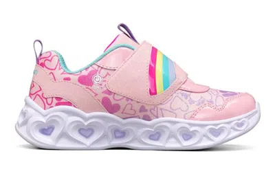 Skechers (gs)  Heart Lights In Pink