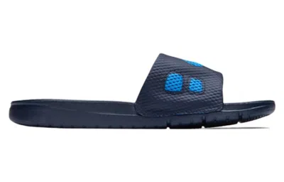 Nike Benassi Solarsoft Slide Sports Slippers Black Blue