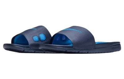 Nike Benassi Solarsoft Slide Sports Slippers Black Blue