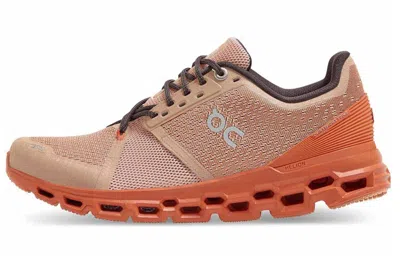 On Running (wmns)  Cloudstratus 'cobble Grey Green' In Orange