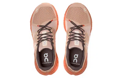 On Running (wmns)  Cloudstratus 'cobble Grey Green' In Orange