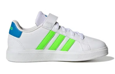 Adidas Originals (gs) Adidas Grand Court 2.0 'white Solar Green'