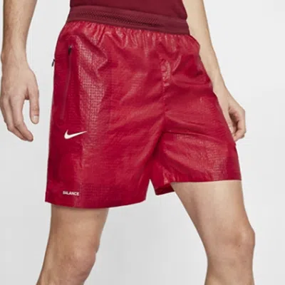 Nike X Gyakusou Logo Running Training Shorts Men's Red In Pink