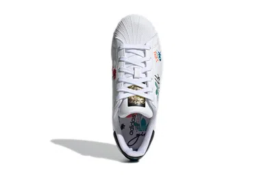 Adidas Originals (gs) Adidas Superstar Pure 'self Love' In White