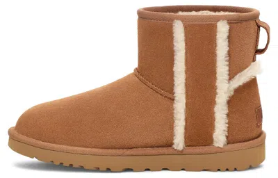 Ugg (wmns)  Classic Mini Shearling Logo 'chestnut'