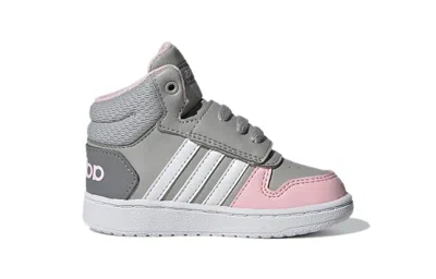Adidas Originals (td) Adidas Hoops Mid 2.0 'grey Clear Pink' In Gray