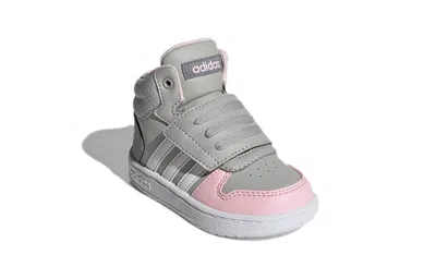 Adidas Originals (td) Adidas Hoops Mid 2.0 'grey Clear Pink' In Gray