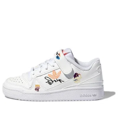 Adidas Originals (ps) Adidas Forum Low C 'white Cartoon'