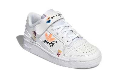 Adidas Originals (ps) Adidas Forum Low C 'white Cartoon'