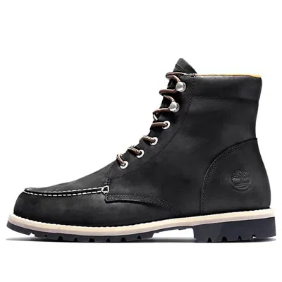Timberland Redwood Falls Waterproof Moc-toe Boot 'black Full-grain'