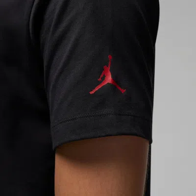 Air Jordan Graphic T-shirt 'black Red'