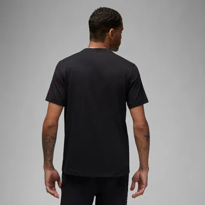 Air Jordan Graphic T-shirt 'black Red'