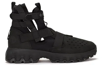 Timberland Greenstride Edge Lace Up Boot Sandals 'black' In Black
