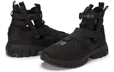 Timberland Greenstride Edge Lace Up Boot Sandals 'black' In Black