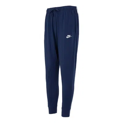 Nike Sportswear Club Knit Sports Long Pant Male Green Navy In Blue