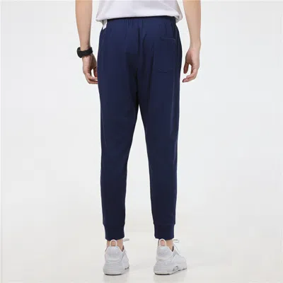 Nike Sportswear Club Knit Sports Long Pant Male Green Navy In Blue