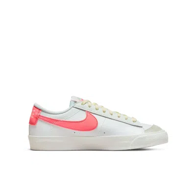 Nike (gs)  Blazer Low '77 'white Pink Gaze' In Neutral