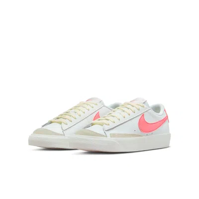 Nike (gs)  Blazer Low '77 'white Pink Gaze' In Neutral