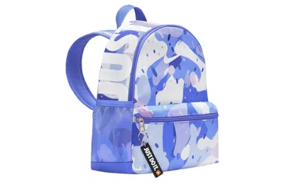 Nike Brsla Jdi Mini Bkpk-aop Athleisure Casual Sports Backpack Student Schoolbag Unisex Blue