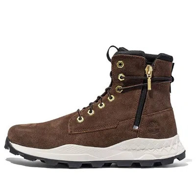 Timberland Brooklyn Side Zip Boot 'brown Nubuck' In Brown
