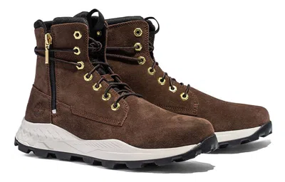 Timberland Brooklyn Side Zip Boot 'brown Nubuck' In Brown