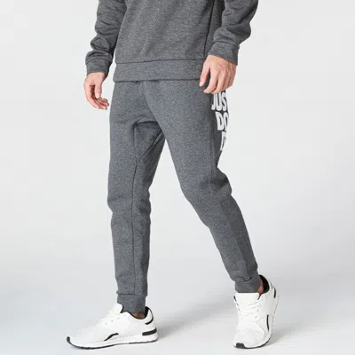 Nike Alphabet Fleece Lined Stay Warm Knit Sports Pants Gray
