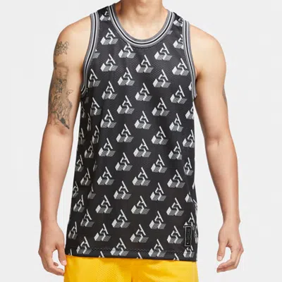 Nike Giannis Monogram Vest Asia Sizing 'black White'