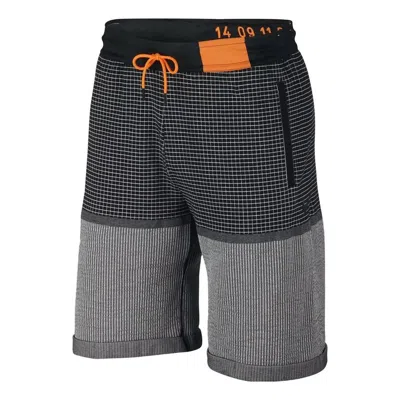 Nike Contrast Drawstring Shorts In Gray