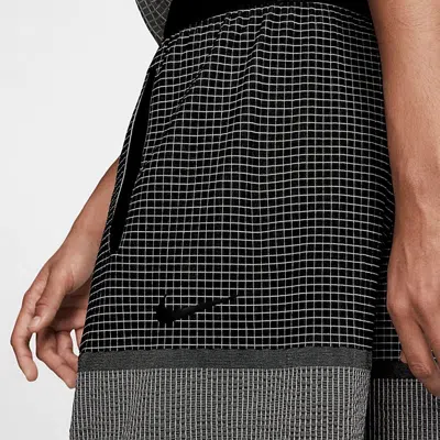 Nike Contrast Drawstring Shorts In Gray