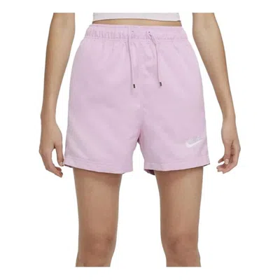 Nike (wmns) As W  Sportswear Air Wvn Hr Short Regal Pink In Purple
