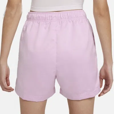 Nike (wmns) As W  Sportswear Air Wvn Hr Short Regal Pink In Purple