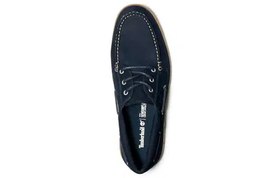 Timberland Bradstreet 3-eye Boat Shoes 'navy'