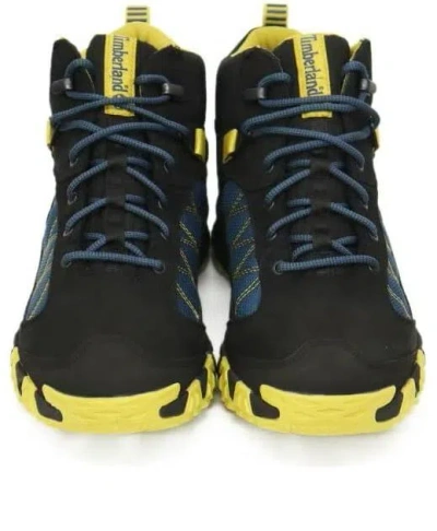 Timberland Trailquest Waterproof Hiking Boots 'black And Yellow' In Black