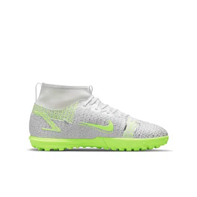 Nike (gs)  Mercurial Superfly 8 Academy Tf 'metallic Silver Volt'