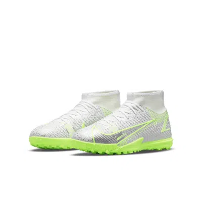 Nike (gs)  Mercurial Superfly 8 Academy Tf 'metallic Silver Volt'