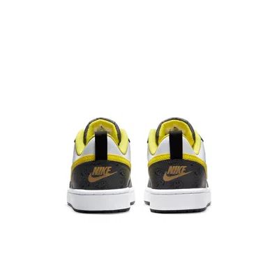 Nike (gs)  Court Borough Low 2 Se 'white Yellow Strike'