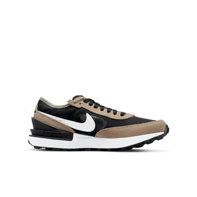 Nike (gs)  Waffle One Athleisure Casual Sports Shoe Black Brown