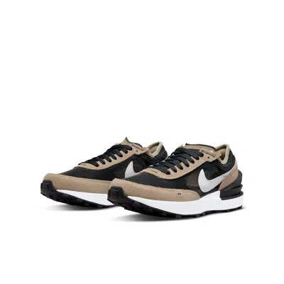 Nike (gs)  Waffle One Athleisure Casual Sports Shoe Black Brown