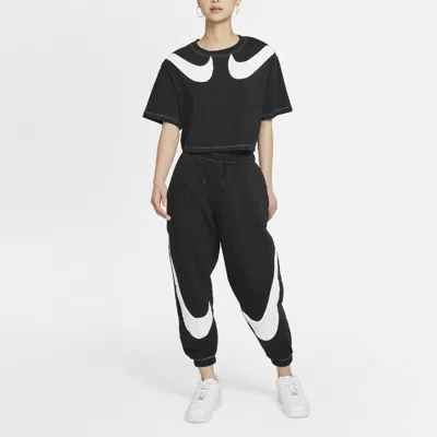 Nike (wmns)  Large Logo Bundle Feet Sports Pants/trousers/joggers Black