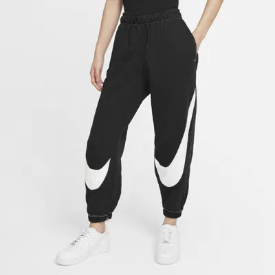Nike (wmns)  Large Logo Bundle Feet Sports Pants/trousers/joggers Black