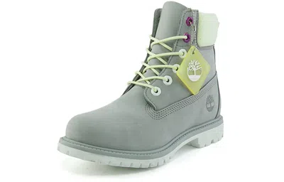 Timberland (wmns)  Premium 6 Inch Waterproof Wide Fit Boot 'grey Nubuck'