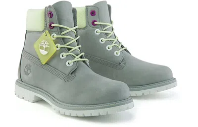 Timberland (wmns)  Premium 6 Inch Waterproof Wide Fit Boot 'grey Nubuck'