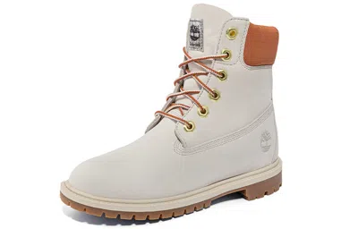 Timberland (wmns)  Heritage 6 Inch Waterproof Boots 'white Nubuck'