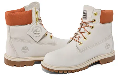 Timberland (wmns)  Heritage 6 Inch Waterproof Boots 'white Nubuck'