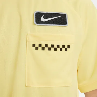 Nike Dri-fit Pocket Quick Release Sports Short T-shirt 'light Yellow'