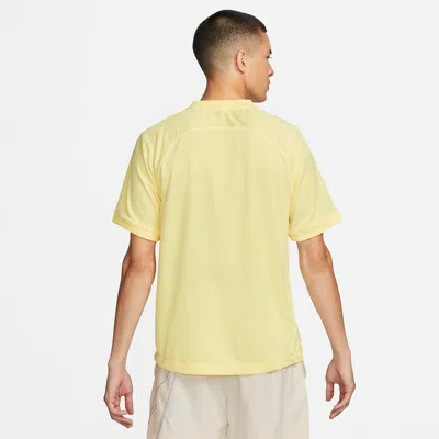 Nike Dri-fit Pocket Quick Release Sports Short T-shirt 'light Yellow'