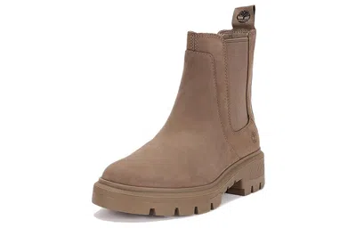 Timberland Cortina Valley Mid Womens Chelsea Boots In Metallic