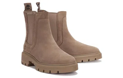 Timberland Cortina Valley Mid Womens Chelsea Boots In Metallic