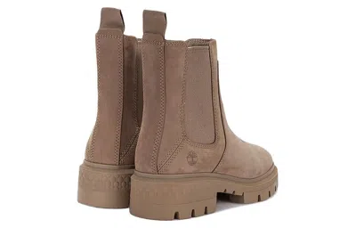 Timberland Cortina Valley Mid Womens Chelsea Boots In Metallic