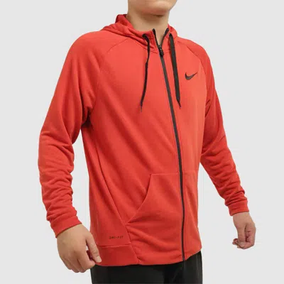 Nike Athleisure Casual Sports Training Knit Jacket Red